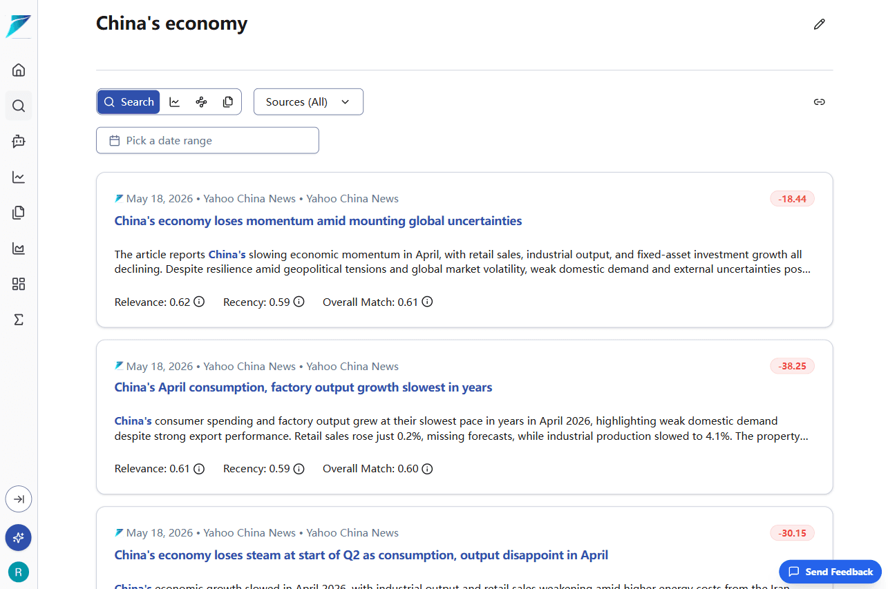 Smart Search preview